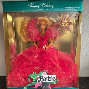 Happy Holidays Barbie 1990